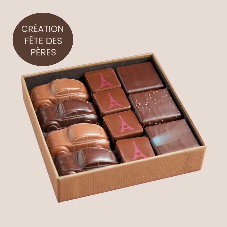 boite chocolat fête des pères 2024